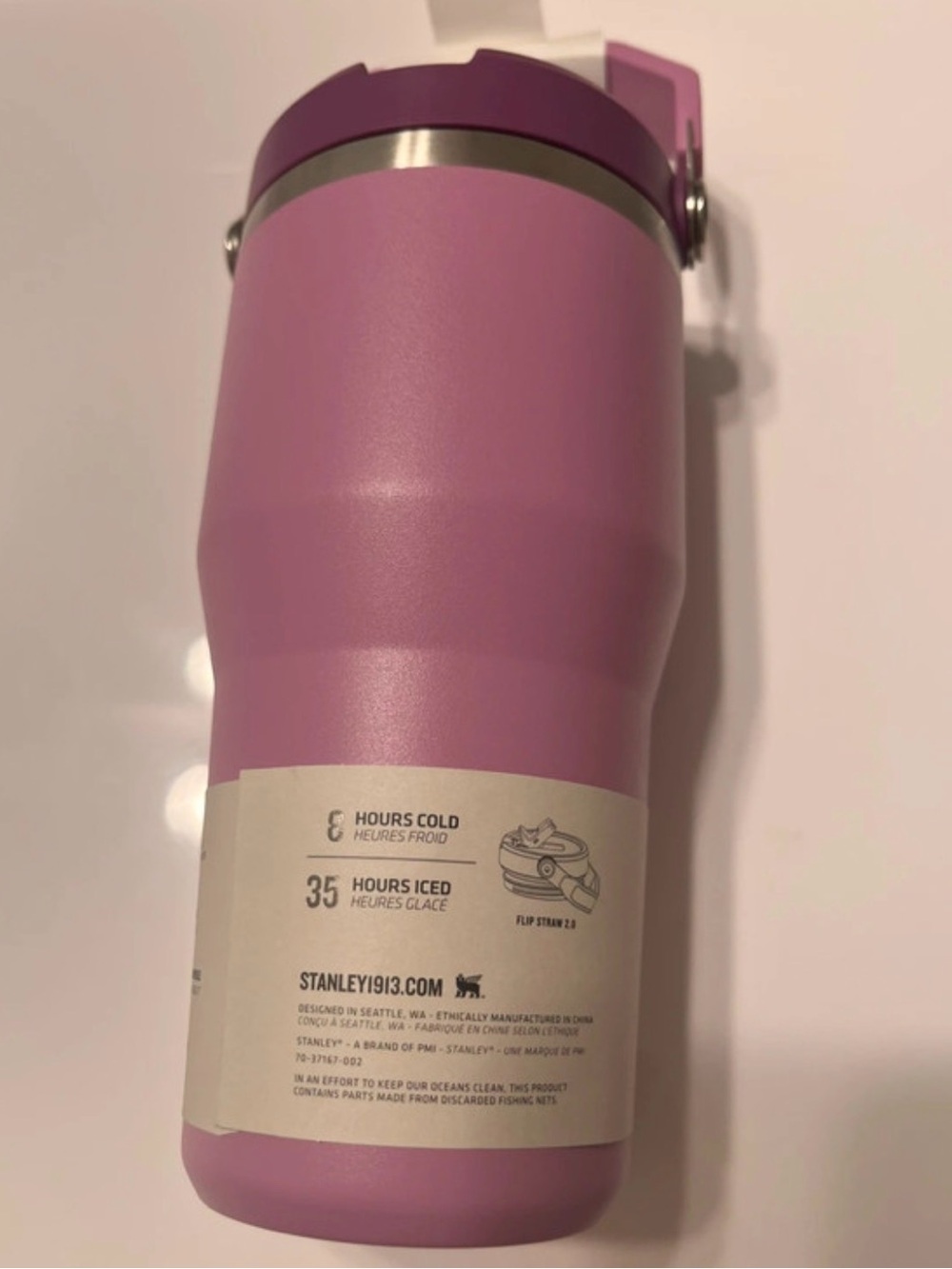 Brand New Lavender Colored Stanley Flip Straw Tumbler - 20oz